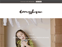 Tablet Screenshot of domesstique.com